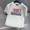 メンズプラスティーポロスTシャツの丸い首刺繍と印刷されたポーラースタイルの夏のsummer summer wear