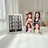 Cadre Photo en acrylique transparent, classeur de cartes Photo Kpop, présentoir d'images, ornement de bureau, décor de salle, cadeaux d'anniversaire