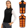 21 aree giacca riscaldata da uomo giacca riscaldata invernale da donna elettrica riscaldatore USB giacche tattiche uomo gilet termico corpo Wr cappotto 2XL d9rl #