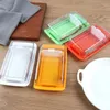 Kitchen Storage Butter Container Cheese Server Sealing Keeper Tray With Lid Dinnerware For Cutting Food Box C