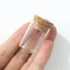 Słoiki 100 szt./Partia 22*30 mm 5 ml małe szklane szklane szklane słoiki Test Tube Cork Cork Mini Spice Pojemnik