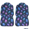 Car Seat Covers Ers Er Blue Pink Jellyfishes S Vehicle Front Fit Protector 2 Pcs Drop Delivery Automobiles Motorcycles Interior Access Ot7Tv