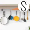 Ganci 100 pezzi Gancio porta appendiabiti per cappelli Appendiabiti Cappotto posteriore Bagno S-design Asciugamano da cucina Ferro Multiuso Casa