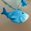 1.65M Shark LED String Light per la stanza del bambino Lampada Ghirlanda Baby Shower Decor Compleanno Vacanze di Natale Decorazioni per feste 10 Luci a LED 240325