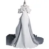 Msatin Mermaid Wedding Dress off Shourdeld Vestidos de Noviaセクシーなブライダルガウンバックレスウェディングドレス