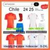 Chili enfants 24/25 Maillots de football ALEXIS VIDAL Kit enfants 2025 Maillot de football de l'équipe nationale Accueil Rouge Blanc Ensemble complet Hommes Camiseta 2024 Copa America ZAMORANO ISLA