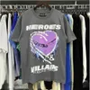 Summer Hellstar Treve Designer T camisetas gráficas roupas de tee gráfico de tecido lavado de tecido de piceiro de graffiti impressão vintage preto acessório solto plus size 2230