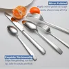 Dinnerware Sets 40 Piece Silverware Set Served 8 Quality Stainless Steel Tableware Modern Kitchen Including Spoon Fork