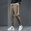 2022 New Men's Stripe Appliques Cargo Pants Men Cott Casual Jogger Calças Hip Hop Coreano Khaki ArmyGreen Sweatpants Masculino 38 U8gq #