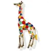 Broşlar emaye züraffe kadınlar için sevimli hayvan broş pim moda mücevher renkli hediye çocukları enfes broches
