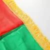 Tillbehör Pterosaur Afghanistan flagga, afghansk Afghanistan nationell flagga med guldkant, livliga färger för utomhus inomhusdekorationsbanner