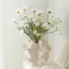 أفلام Vilead Abstract Alien Vase Nordic Flower Translement Art Plant Container Pampas Grass Associory