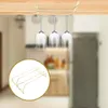 Kök förvaringsglasögon hängande rack rostfritt stål koppar hängare som visar bägare hållare cup