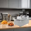 1PC, Fry Daddy, Chicken Commercial Electric Fryer avec panier, Fryer Fryer en acier inoxydable, cuisines à domicile idéales et chefs de restauration, pour la friture