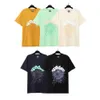 2024ss Designer Trendy Sp5der 555555 Celebridade Combinando Spider Web Print Verão High Street Masculino e Feminino Solto Casual Manga Curta T-shirt