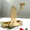 Подсвечники, подставка для чайной свечи, романтический декоративный металлический подсвечник, подарок для пары, жены, мужа, него и ее