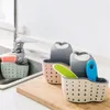 Kitchen Storage 1/2/3PCS Drain Basket Soap Sponge Holder Sink Adjustable Shelf Hanging