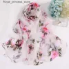 Foulards Impression chaude nouvelle marque femmes cuir chevelu printemps et été foulard en soie rasage et emballage femmes Pashmina bas de plage foulard foulard Q240326