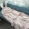 Blankets Coral Velvet Warm Throw Blanket In Winter Practical Wearable Simple Style Hooded Cloak S Adults Kids