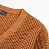 Sweaters voor heren trui trui button down Cardigan Classic Daily Holiday lange mouw heren overjas vaste kleur stijlvol