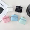 レザーデザイナーエアポッドケース1 2 3プロの高級エアポッドケースカバーブランドTWOCファッションAirPods1 AirPods2 AirPods3 AirPods Pro Luxury Case with Box Black Pink Yellow