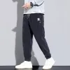 Man pantolon Koreli Fi Sonbahar Kış Yeni Pantolonlar Erkekler Vintage Japon Joggers Erkekler Düz Rahat Erkek Giyim 274D#