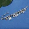 Anklets Retro Silver Gold Womens Necklace Elephant Pendant Charm Box Chain Beach Summer Bracelet Wholesale JewelryC24326