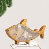 Boîtes en bois dessin animé animal tirelire mignon dinosaure chat lion pièce de monnaie transparente conception créative coffre-fort cadeau pour enfants décoration de bureau