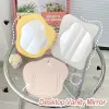 Miroirs Miroirs décoratifs Ins pliant Table cosmétique miroir princesse maquillage miroir femme dortoir vanité décor esthétique chambre décor