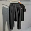 Winter Dicke Anzug Hosen Männer Casual Gerade Drapieren Koreanische Klassische Fi Busin Wollstoff Braun Schwarz Formale Hose Männlich J4TW #