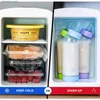 Холодильники Морозильники Мини-портативный белый персональный холодильник с охладителем или обогревателем обеспечивает компактное хранение закусок из средств по уходу за кожей или 6 банок по 12 унций Q240326