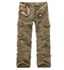 Heren Overalls Leger Cargo Broek Recht Multi-pockets Baggy Lg Broek Casual Streetwer tactische Broek Mannen Pantal Homme 46 T8Db #