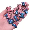 girls childhood comic blue elf friends Anime charms wholesale childhood memories funny gift cartoon charms shoe accessories pvc decoration buckle soft rubber clog