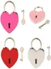 Serrure concentrique en forme de cœur, 7 couleurs, cadenas à clé multicolore en métal, boîte à outils de gymnastique, paquet de serrures de porte, fournitures de construction 4282848