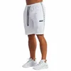 Men Shorts Sports Fitn Cott Hafting Spothwork Shorts Streetwear Męska odzież Siłownia biegowa do koszykówki 61fl#
