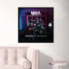 Caligrafia M83 Apresse-se, estamos sonhando música álbum capa cartaz impressão em tela decoração de casa pintura de parede (sem moldura)