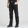 Mens City Tactical Pants Multi Pockets Spodnie cargo sprężystość Cott Cott Spant Swat Army Slim Fat Casual Spoders 5xl i85t#