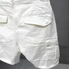 Koreanische Mi Luxus Männer Slim Jeans Designer Denim Kurze Hosen für Sommer Boyfriend Stretch Gerade Weiße Cargo Cott Shorts G67A #