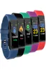 Relógio inteligente LCD Screen Id115 Plus Smart Bracelet Watches Band Freqüência Coração Monitor de pressão arterial Inteligente com packA6633300