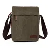 Bolso casual Bolsos de un solo hombro Lona vintage Moda Cremallera Ipad Bolsa Bolsa para teléfono móvil Bolsas de mensajero Tote 240309