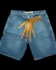 Harajuku Hip Hop Y2K Pantaloncini Pantaloni Uomo Stampa grafica Retro Blu Baggy Denim Pantaloncini da ginnastica Nuovi pantaloni sportivi gotici Pantaloncini da basket 92Jh #