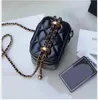 New Chain Cosmetic Bag Crossbody Bags PU Material Shoulder Bags Tassel Decoration Small Sling Bags for Women 12*11*8cm