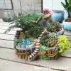 Planters Creative Large Harts Sky Garden Succulent Flower Decor Flowers Pots Bonsai and Green Plant Plates Table Fake Plants