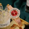 New Fashion Diamond Inlaid Women's Milan Mesh Quartz Watch