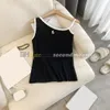 Off-shoulder vest dames sneldrogende tanks topontwerper sexy vesten zomer gym fitness tees