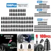 New 100Pcs Car Vacuum Repair Nails Truck Motorcycle Scooter Bike Tyre Puncture Repairing Rubber Nail Tools Tire Accessories