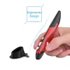 마우스 loerss 2.4GHz Bluetooth 광학 발표자 마우스 펜 1600dpi 미니 휴대용 마우스 4 키 태블릿 데스크탑 PC 용 USB 무선 마우스