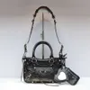 Designer Bags Neo Cagole Three in One Motorcycle Bag Mirror Quqlity Leather Rivet Tote Womens Diagonal Straddle Handbag 4326