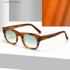 Sunglasses Vazrobe Brand Nylon Sunglasses Men Women Tortoise Brown Acetate Frame+nylon Lens Small Narrow Face Sun Glasses Vintage Black L240322