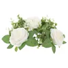 Dekorative Blumen Ring Kranz künstliche Blume für Hochzeit Tisch Party Rose